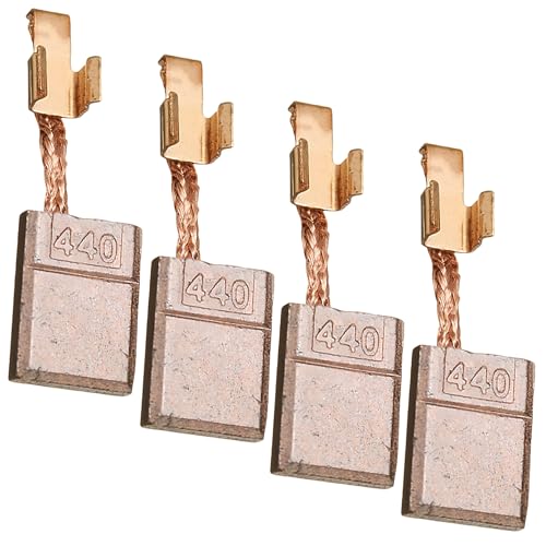 Charbon CB 440 pour Perceuse Visseuse, 4Pcs Balais de Charbon en Cuivre pour CB440, Charbon Visseuse DDF456, Balais de Charbon 18 V/14,4 V pour Moteur DHP456/DDF456/BDF452/DTD14
