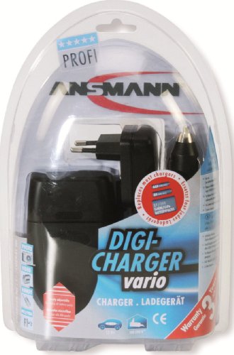 Ansmann 5025113/us Digicharger Vario - Universal Battery Charger for Lithium and NiMH