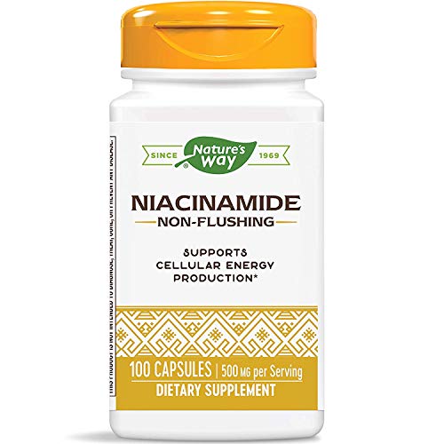 Nature's Way Niacinamide 500mg - 100 Capsules (4 Pack)