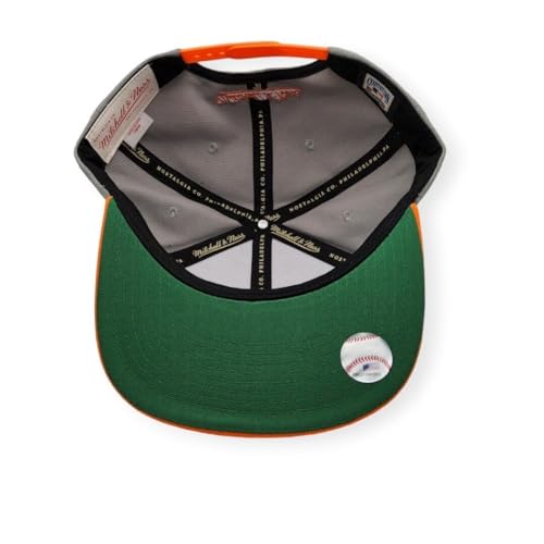 Mitchell & Ness Baltimore Orioles Gorra Snapback Gris miniatura 4