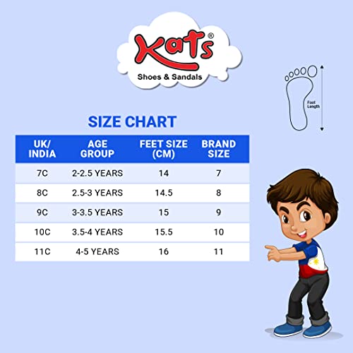 Image of KATS SHOES Unisex-Child Kids Unisex Casual Shoes Sneakars