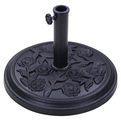 Keinode 18" Patio Outdoor Umbrella Stand Base Garden Heavy Holder Marquee Camping Tent Pop Up Canopy Gazebo Umbrella Base Weights Parasol Fit 8/9ft