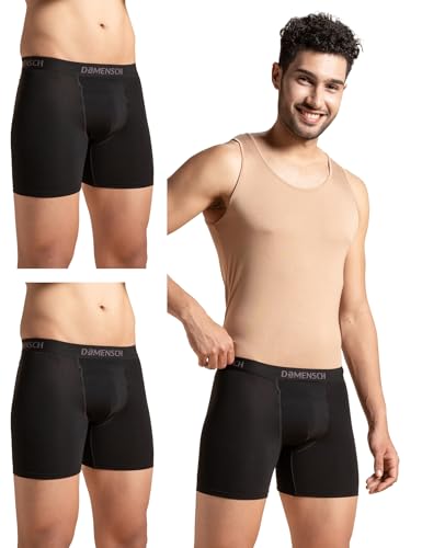 Image of DAMENSCH Mens Regular Fit Premium Cotton Blend Boxer Brief | Innerwear Men, Men Boxers, Underwear for Men, Shorts for Men, Inner for Men, Briefs for Men