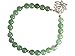GEMSHINE Damenarmband aus 925 Silber mit YOGA Lotusblume und grüner Jade. Edelsteine hervorragender Qualität und Farbe. Made in Madrid/Spanien. Im eleganten Schmucketui mit Geschenkverpackung.