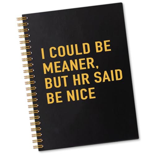 Cahier de bureau humoristique ressources humaines pour réunions et management