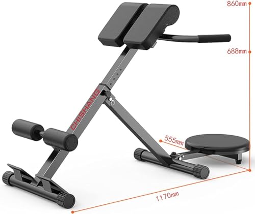 Regulowana ławka z hiperwydłużeniem – maszyna do siły pleców z tarczą skręcającą w talii dla ulepszonego treningu fitness w domu