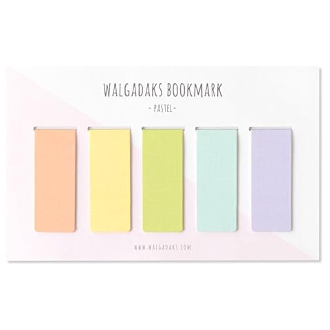 Monolike Magnetic Bookmarks Pastel, Set of 5 Cover