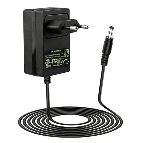 Cargador 12V para Coche eléctrico para niños, Cargador Teclado Yamaha 12V 1A para Yamaha PA-130 PA-130A PA-3 PA-3B PA-130B PA-5D PA-3C PA-5B EP-A3 KP-A3 Teclado Piano Digital PSR YPG YPT DGX