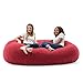 Big Joe Fuf Foam Filled Bean Bag Chair, Sierra Red Comfort Suede, XL