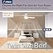 Amico Ceiling Fans with Lights, 42 inch Low Profile Ceiling Fan with Light and Remote Control, Flush Mount, Reversible, 3CCT, Dimmable, Noiseless, White Ceiling Fan for Bedroom, Indoor/Outdoor Use