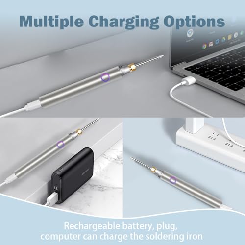 Soldador inalámbrico USB para arreglar cables rotos sin enchufes cerca 5