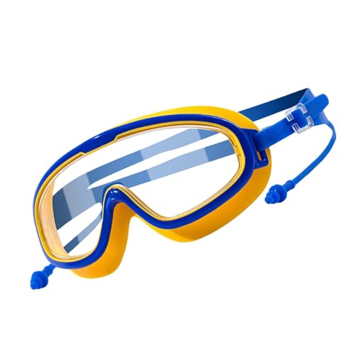 Gafas de natación para niños pequeños, gafas para niños para nadar | No hay gafas de natación gafas impermeables de natación - Accesorios deportivos de agua de protección UV con tapones para los oídos