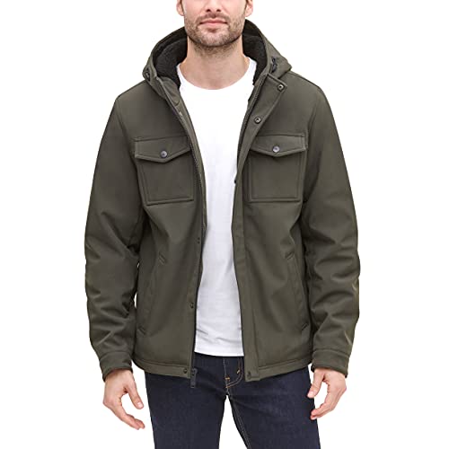 DOCKERS Men's Arctic Cloth Sherpa Storm Jacket4