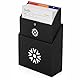 Notsu Centre Rise To-Do-Liste Kartenplaner Box Ständer Set | 50 faltbare To-Do vertikale Notizkarten 3 x 5, Produktivität Index Karten Organizer Tab Trennwände, Schreibtisch Kartenhalter Ständer