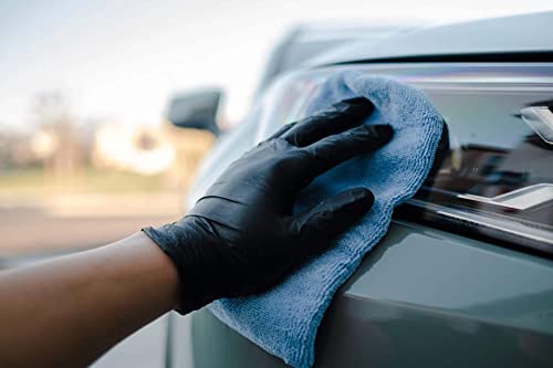 Lw Concept Black Nitrile Disposable Gloves - Latex & Powder-Free (X-Large, Box Of 100) #TOP3