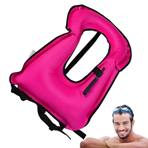 Schwimmweste – 610 X 450 Mm Aufblasbare Schnorchelweste | Verstellbare Schnorcheljacke, Schwimmsicherheit Für Erwachsene, Auftriebsunterstützungsausrüstung Für Schnorcheln, Tauchtraining, Anfängerhilf