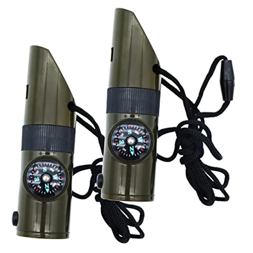 BESPORTBLE 2-pc Set Emergency Hiking Boys and Girls Bulk Portable Outdoor Whistle