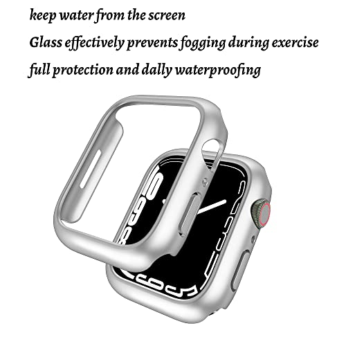 [16 Pack] Pkmh Hard Pc Case With Screen Protector Compatible For Apple Watch Series 7/8 45Mm, Full Edge All Around Protective Bumper Anti-Scratch Frame Cover For Iwatch Smartwatch Accessories #TOP2