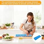 Silicone Granola Bar Molds, 3‑Pack, 25×9 cm, 10‑Slot Nonstick BPA‑Free Silicone Molds for Chocolate, Oatmeal, Energy Bars, Muffins, and Mini Cakes, Oven & Freezer Safe