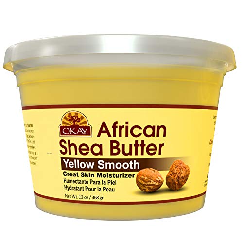 OKAY African Shea Butter Smooth Yellow 13 Oz