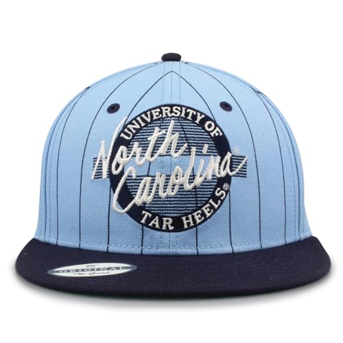 The Game NCAA Licensed North Carolina Tar Heels Flat Brim Snapback Hat University of North Carolina Game Day Hat