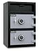 Mesa Safe MFL3020EE Depository Safe, 1.4 Top and 2.2 Bottom interior cubic feet, 2 Compartments