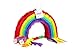 Produktbild Trendario Regenbogen Pinata Set, Pinjatta + Stab + Augenmaske, Ideal zum Befüllen mit Süßigkeiten und Geschenken - Piñata Regenbogen für Kindergeburtstag Spiel, Geschenkidee, Party, Hochzeit