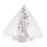 GOOHOCHY 顔のない wedding 飾りとなる花嫁 ウェディングノーム おもちゃ ドワーフ ノームぬいぐるみ 家の装飾 ウェディングぬいぐるみノーム 布 白い