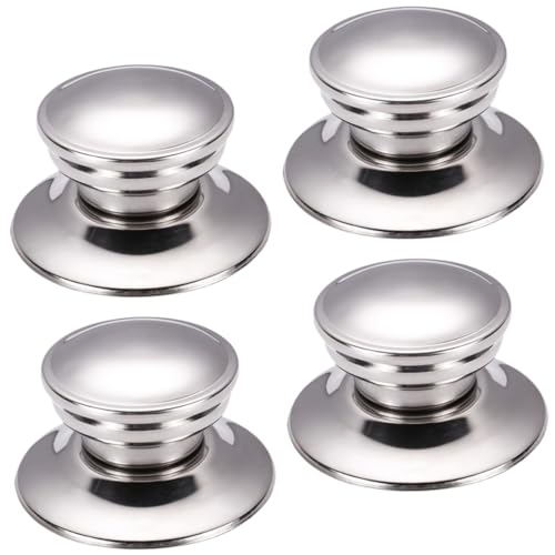 4 poignées de remplacement en acier pour couvercle de casserole - 2