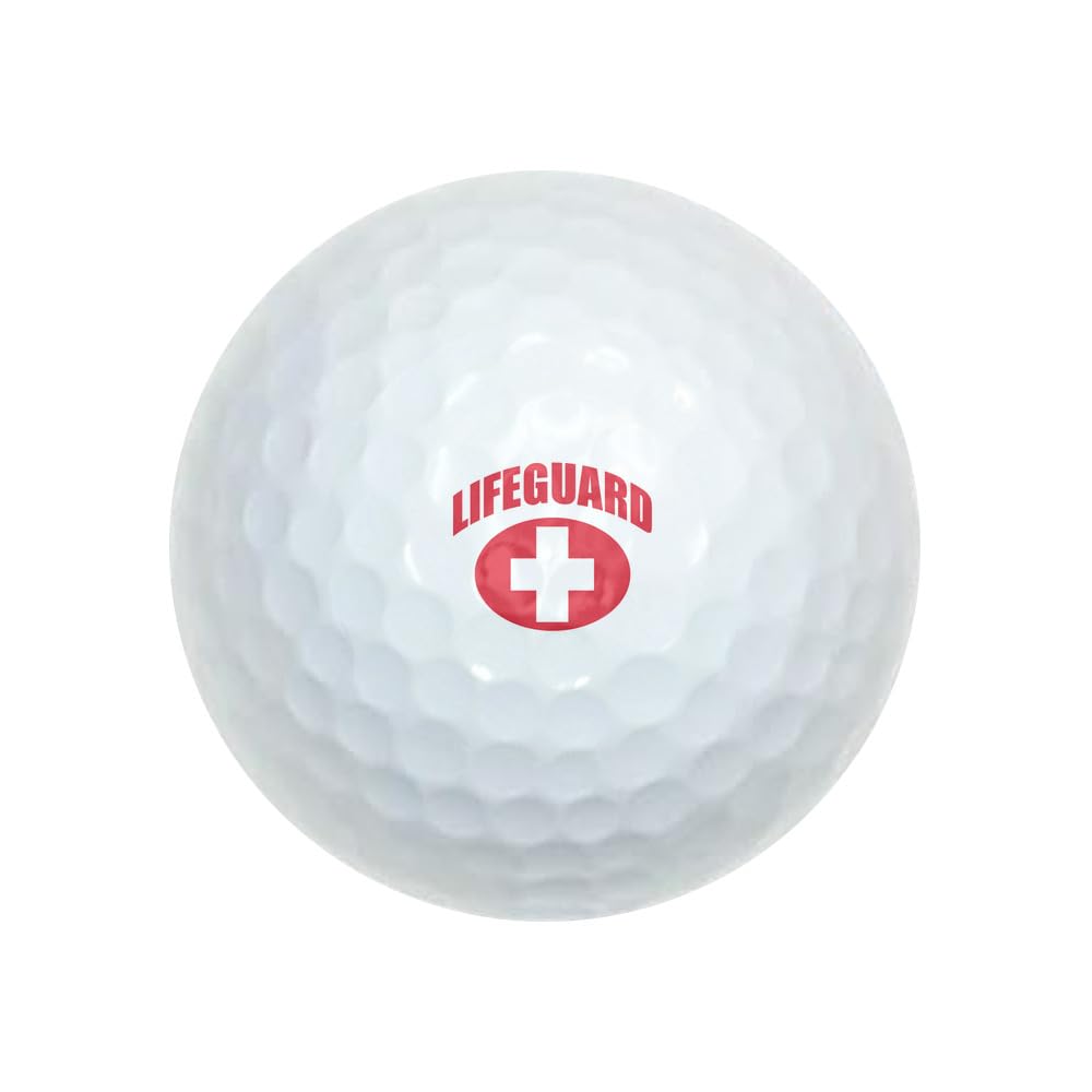 GRAPHICS & MORE Lifeguard Novelty Golf Balls 3 Pack