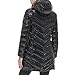 Calvin Klein Women's Chevron Quilting Casual Lightweight Jacket, Shiny Black, X-Small