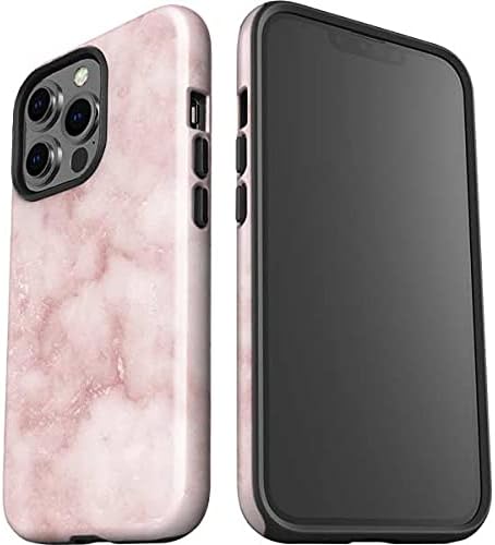 Skinit Impact Phone Case Compatible with iPhone 13 Pro - Blush Marble Design