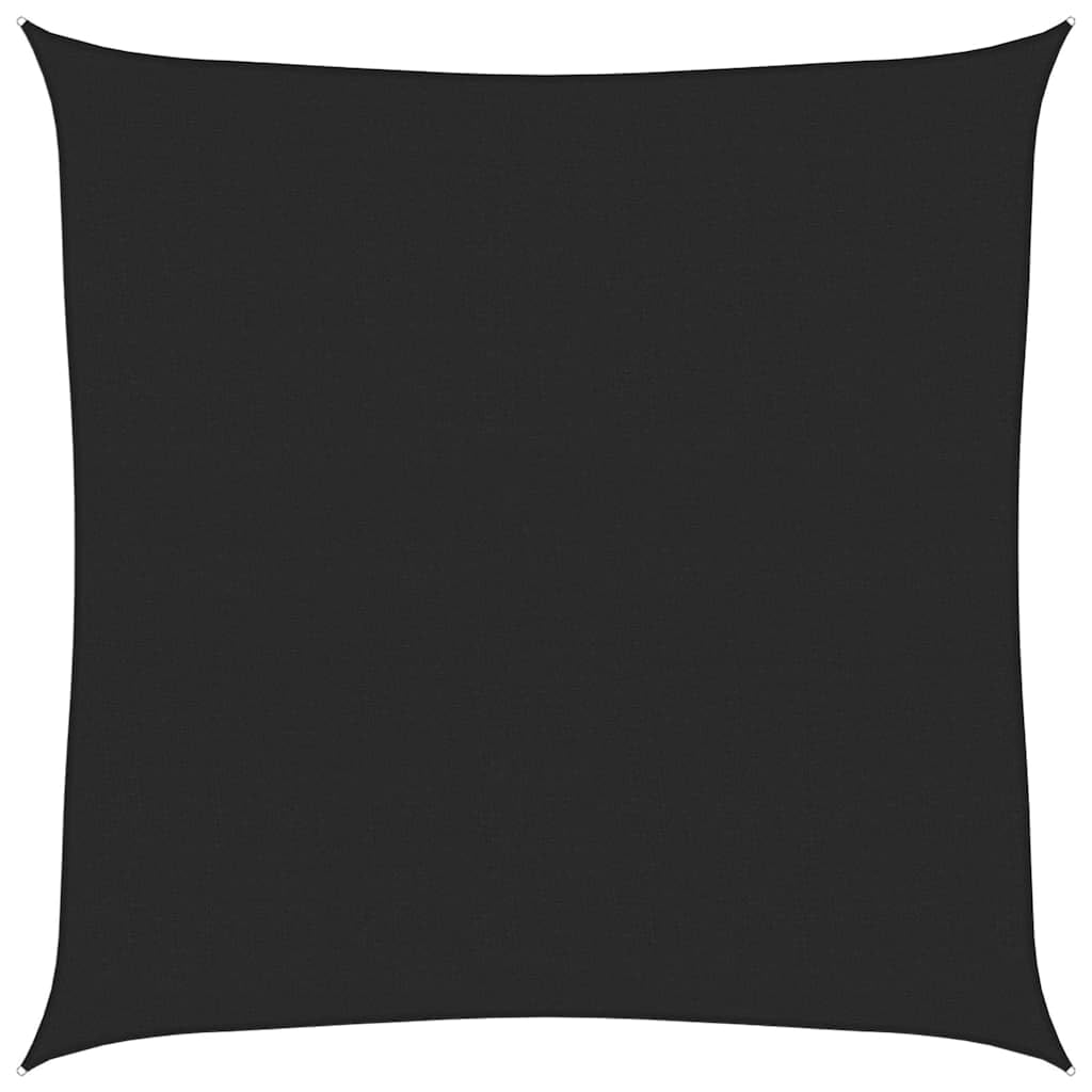 Żagiel przeciwsłoneczny HDPE 160 g/m² 7x7 m czarny