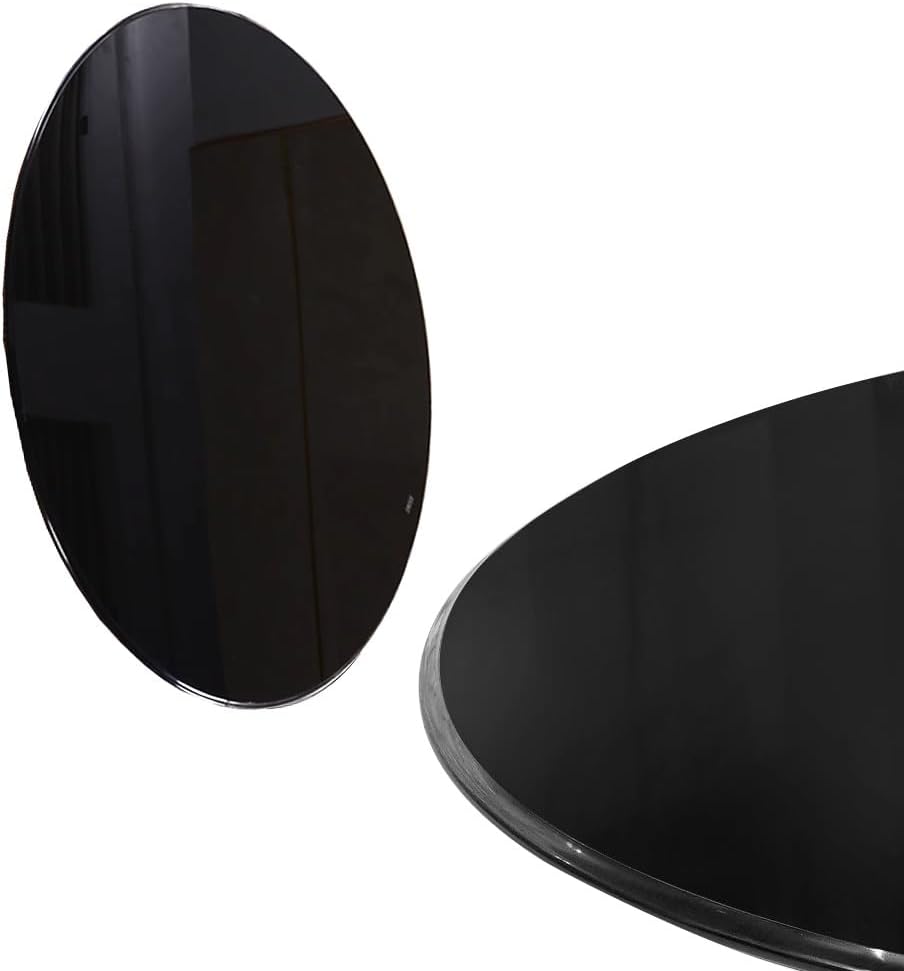 Tempered Glass Countertop, 40/50/60/90/100cm Replacement Dining Table Cover, Outdoor Patio Tabletop Glass Panel(88CM(34.6IN))