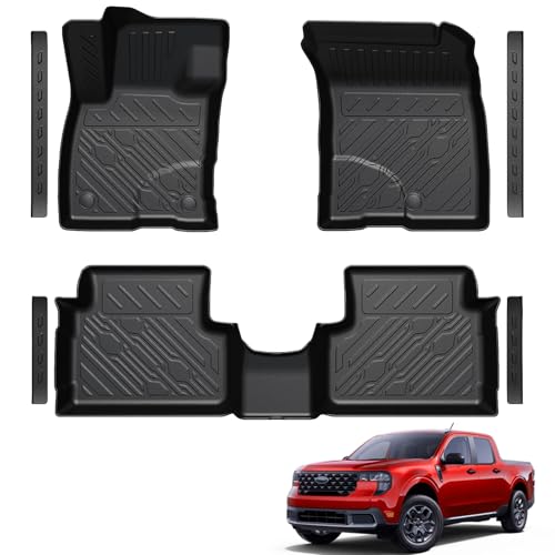 Personalized Floor Mats for Cars Review 34 LUMWAY Floor Mats for 2022-2026 Ford Maverick Gas (Not for