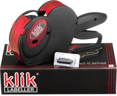 klik KH6 - 6 Digit Price Gun, with 1,000 free Price Labels and spare Ink Roller