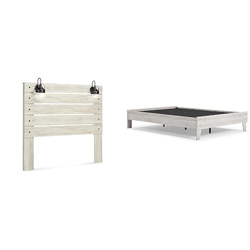 Signature Design Ashley Cambeck Queen Panel Headboard with USB Charging