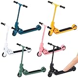 THQAE 6 Pcs Finger Scooter Mini Zweirad Finger Sport Skateboard Faltbar Simulation mit abnehmbaren Rädern Training Pädagogisch Interaktive Neuheit Party Favors - T