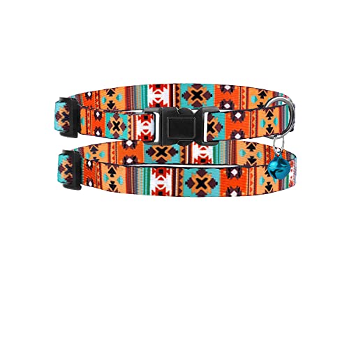 Cat Collar Breakaway 2PCS Adjustable Pattern Tribal Aztec Southwest Safety Pet Collars for Cats Kitten (Tribal… - Image 5