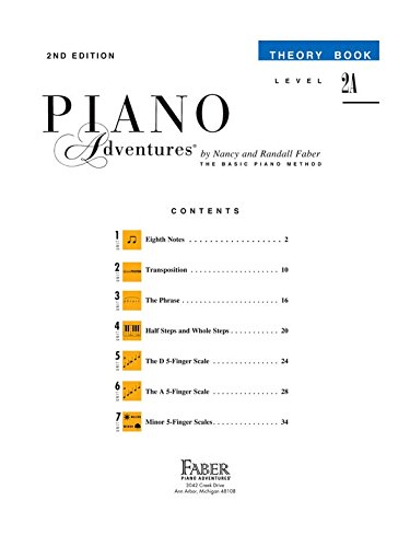 Piano Adventures Theory Book, Level 2A 092966664X Book Cover
