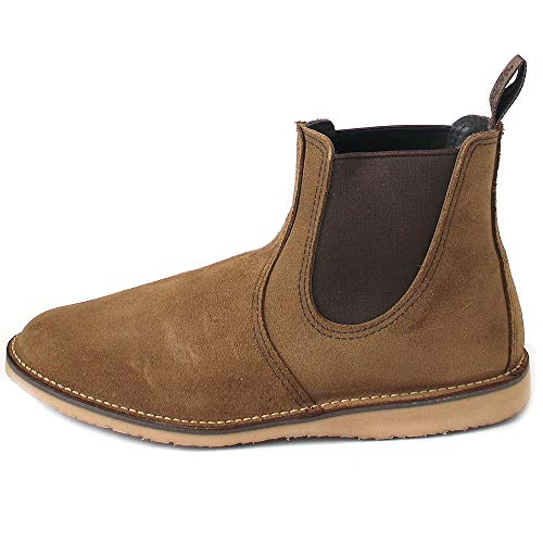Red Wing Mens Weekender Chelsea Leather Olive Boots 8 US
