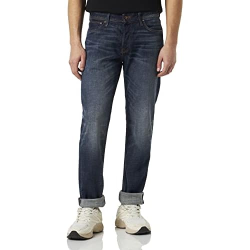 JACK & JONES Herren Jjimike Jjoriginal Jos 411 Noos Jeans, Blue Denim, 34W 32L EU