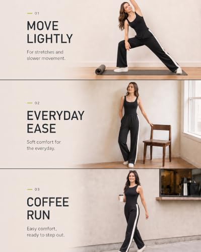 Image of Nobero Joggers for Women | Track Pants for Women | Straight Fit | Elasticated Waist with Drawcord | Soft & Breathable Fabric | Casual Everyday Wear