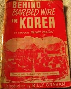 Paperback Behind barbed wire in Korea Book