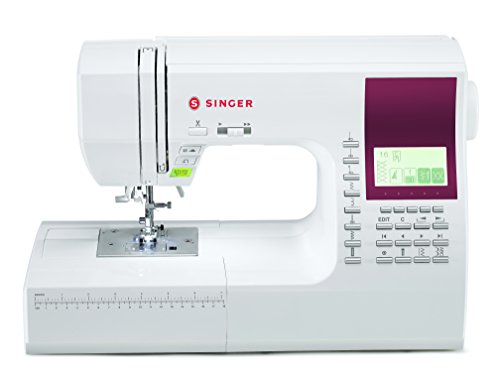Singer | 8060 600-Stitch Computerized Sewing Machine With Extension Table And Hard Cover #TOP2