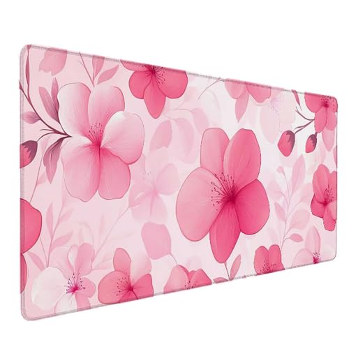 Tapis de souris XXL fleurs de cerisier : fini les glissements de bureau
