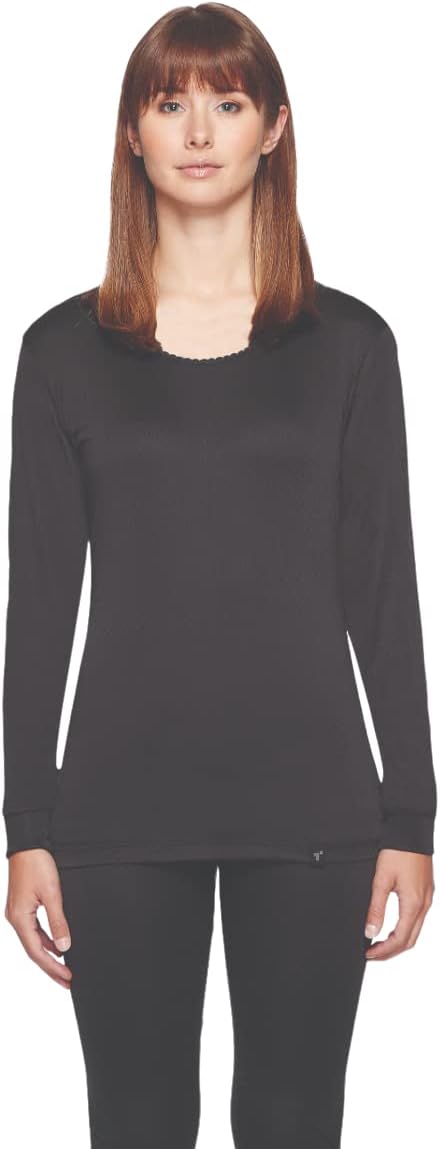 TerramarWomen's Thermasilk Pointelle Scoop