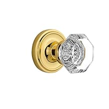 Nostalgic Warehouse Classic Rosette Waldorf Octagonal Round Door Knob