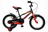  DEPORBIKES Bicicleta 16 Pulgadas niño  Bicicleta niño 5-7 años + Frenos V-Break + Estabilizadores + Cuadro Acero  Segura y Resistente