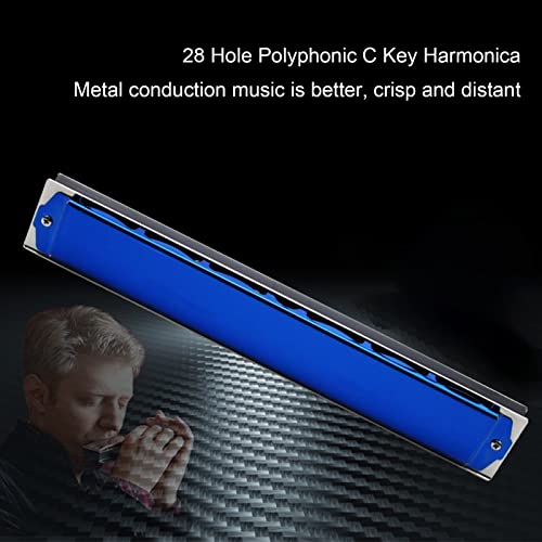 Harmonica Polyphonique à 28 Trous, Support Multi-points, Structure Ferme, Harmonica C, Orgue à Bouche pour… - Les Beatles, Paul McCartney, John Lennon, RIngo Starr, George Harrison Harmonica Polyphonique à 28 Trous, Support Multi-points, Structure Ferme, Harmonica C, Orgue à Bouche pour… – Image 5